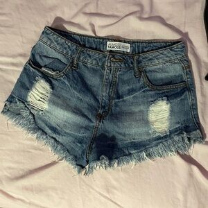 Distressed shorts size small